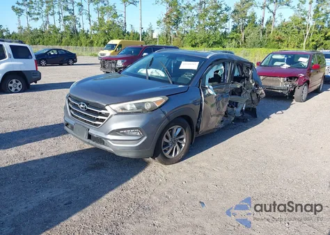 2016 Hyundai Tucson Se from USA, damaged, VIN KM8J33A41GU208952